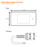 Olho Mágico Digital, Tela Lcd 2,6" Essential Preto - Silvana - 6