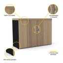 Ver imagem 3 de ARMÁRIO BAIXO 2 PORTAS PANDIN PE40 - NATURALLE AB700PE40