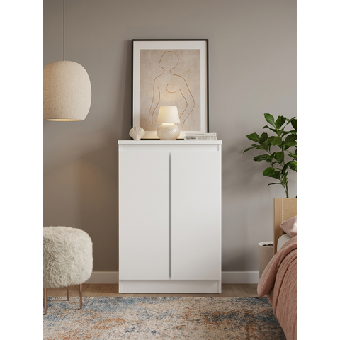 Armário Lateral Cabeceira Organizador Quarto Estetico Minimalista