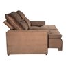 Sofá Retrátil e Reclinável Bom Pastor Net 3 Lugares 2,30m - Marrom Veludo Bp - 7