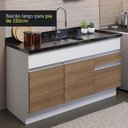 Ver imagem 6 de Cozinha Compacta 150002 Com Armário E Balcão Branco/Rustic