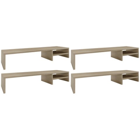Kit 04 Suportes Para Monitor Stand Home Office Lap 90 cm L03 Amadeirado - Lyam Lyam Decor