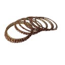 Ver imagem 4 de Conjunto de Pulseiras Indiana Dourada 12 Argolas