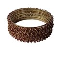 Ver imagem 2 de Conjunto de Pulseiras Indiana Dourada 12 Argolas