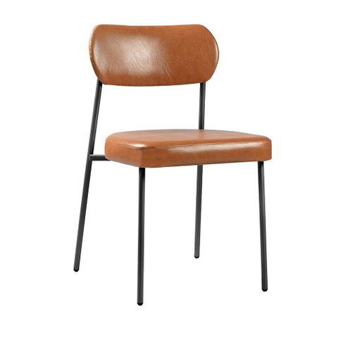 Cadeira Lilly Courino Caramelo - Sallar Home