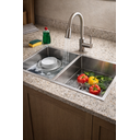Ver imagem 3 de Cuba Dupla Gourmet Aço Inox 304 Premium Pia Cozinha Profissional 80x40cm Cozix