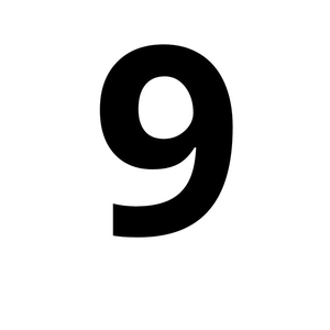 Numero Chapa 60mm Acm Preto Comfortdoor