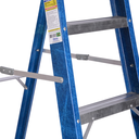 Ver imagem 5 de Escada de Fibra e Alumínio Tesoura Simples Premium 1,50m 5 Degraus 120kg W.bertolo