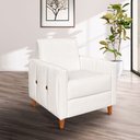 Ver imagem 6 de Poltrona Aurora Boucle Off White - Lucadi Home