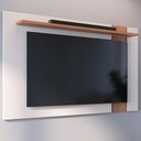 Ver imagem 2 de Painel Extensivel Tv 70 Pol 180 Cm Leme Off White Matte Freijo Colibri