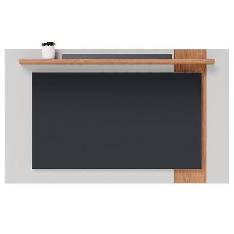 Painel Extensivel Tv 70 Pol 180 Cm Leme Off White Matte Freijo Colibri