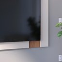 Ver imagem 7 de Painel Extensivel Tv 70 Pol 180 Cm Leme Off White Matte Freijo Colibri