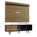 Ver imagem 6 de Rack Madesa Dubai e Painel para Tv até 65 Polegadas com Pés - Preto/rustic D85z