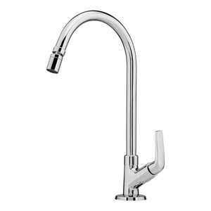 Torneira de Mesa Cozinha Bica Móvel com Arejador Articulável Iris 1/2" Cromado (1167 C-42)