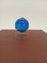 Ver imagem 5 de Vaso Decorativo de Vidro Azul 10x10x10cm Enfeite Sala Mesa Estante Aparador