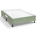 Ver imagem 1 de Cama Box Base Viúva Poli Tecido Green (128x188x23) - Castor