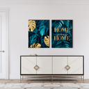 Ver imagem 2 de Quadros Decorativo Kit Dupla Home Sweet Home Sala E Quarto