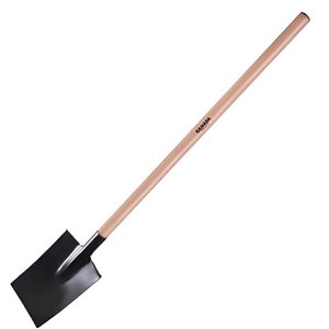 Pá Vanga de Corte Quadrado com Cabo Longo 120cm - 0858 - Ramada