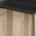 Ver imagem 5 de Balcao com Tampo 2 Gavetoes Vidro 80cm Mdf Kali 16412 Bianco Toq Nicioli