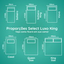 Ver imagem 7 de Kit 2 Travesseiros Select Luxo King Size com 2 Fronhas King Size 100% Algodão