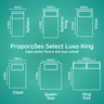 Kit 2 Travesseiros Select Luxo King Size com 2 Fronhas King Size 100% Algodão - 7
