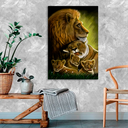 Ver imagem 2 de Quadro Família Abençoada Colorido -- BR ARTES Grande 118x78