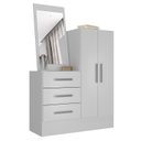 Ver imagem 3 de Cômoda 2 Portas 3 Gavetas com Espelho Dunas