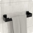 Ver imagem 7 de Kit Acessórios para Banheiro com Ventosa 6 Peças Preto Elg
