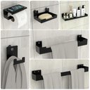 Ver imagem 1 de Kit Acessórios para Banheiro com Ventosa 6 Peças Preto Elg