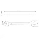 Ver imagem 3 de Chave Fixa 20x22 Mm Tramontina com Corpo em Aço Especial Cromado Tramontina