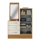 Ver imagem 2 de Cômoda 2 Portas 3 Gavetas com Espelho Dunas