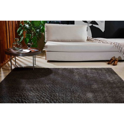 Tapete para Sala 1,00M x 1,50M Antiderrapante Pelo Baixo Classic Oásis - Minério