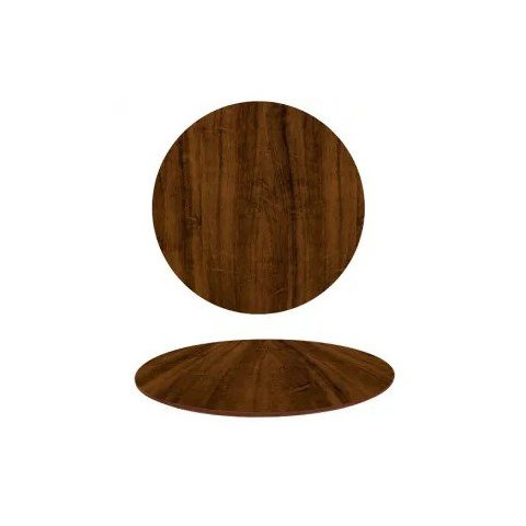 Tampo em MDF Oval 180X100 cm - Pau Ferro Personal Decor Design Tampo Oval MDF Marrom