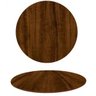 Tampo em MDF Oval 180X100 cm - Pau Ferro Personal Decor Design Tampo Oval MDF Marrom - 1