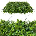 Ver imagem 1 de 21 Painéis de Folhagem Artificial Premium para Jardim Vertical Decorativo em Varanda Área Gourmet e