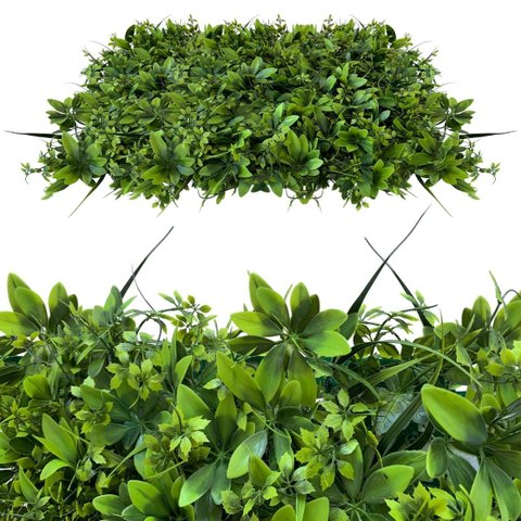 21 Painéis de Folhagem Artificial Premium para Jardim Vertical Decorativo em Varanda Área Gourmet e