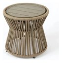 Ver imagem 3 de Mesa de Centro Alumínio e Corda Náutica Bege