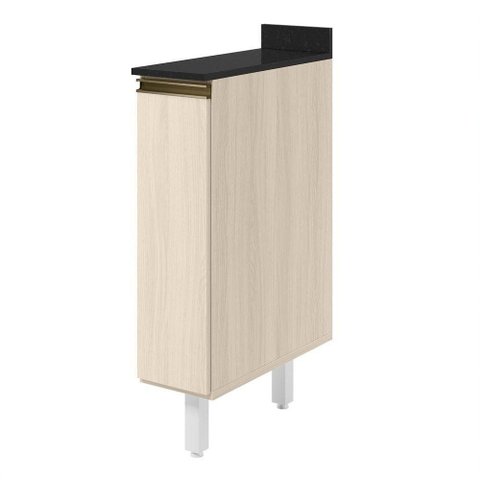 Balcão com Tampo 1 Porta MDF 20 cm Kali 1679622 Bianco Toq Nicioli