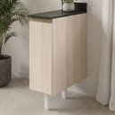 Ver imagem 2 de Balcão com Tampo 1 Porta MDF 20 cm Kali 1679622 Bianco Toq Nicioli