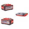 Kit Bateria Power X-change 18v 4-6ah Multi-ah e Carregador Duplo 3ah Power X-twincharger 3a Bivolt - 1