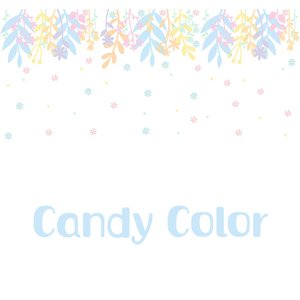 Adesivo de Parede Cascata de Flores - Candy Color - 3 Cartelas