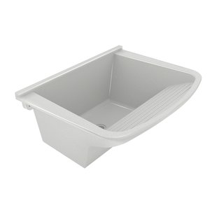 Tanque de Lavar Roupa em Mármore Sintético Granitado 55x41cm 