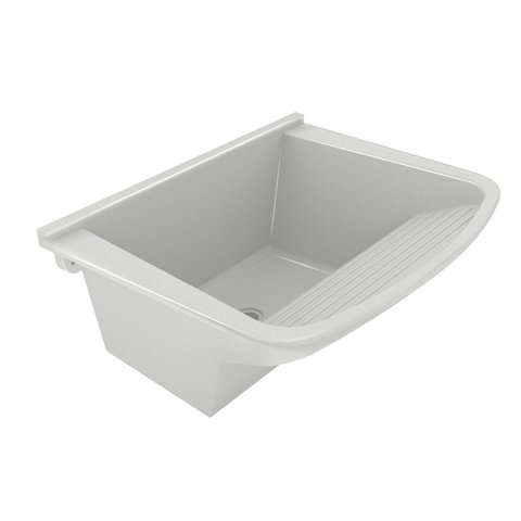 Tanque de Lavar Roupa em Mármore Sintético Granitado 55x41cm