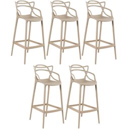 KIT - 5 x banquetas altas Masters Allegra - Nude - 1