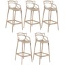 KIT - 5 x banquetas altas Masters Allegra - Nude - 1