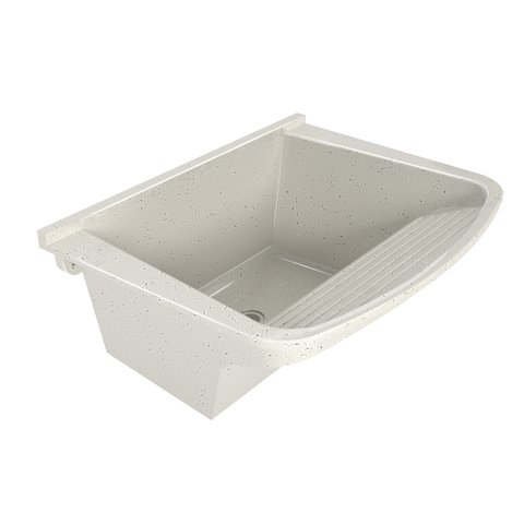 Tanque de Lavar Roupa em Mármore Sintético Granitado 55x41cm