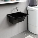 Ver imagem 4 de Tanque de Lavar Roupa em Mármore Sintético Granitado 55x41cm