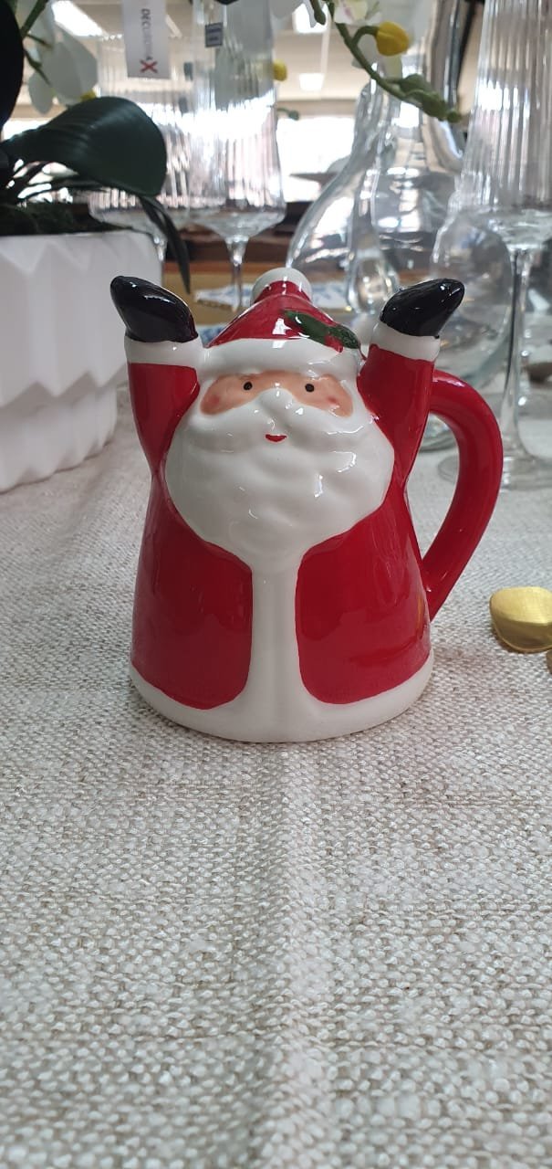 Caneca Natalina Papai Noel de Ponta Cabeça