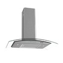 Ver imagem 1 de Coifa Fogatti de Parede Clean Vidro Curvo Kromanox 75cm