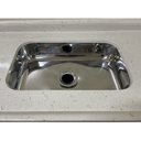 Ver imagem 6 de Pia Para Cozinha Em Mármore Sintético Com Cuba Em Aço Inox 199cmx55cm